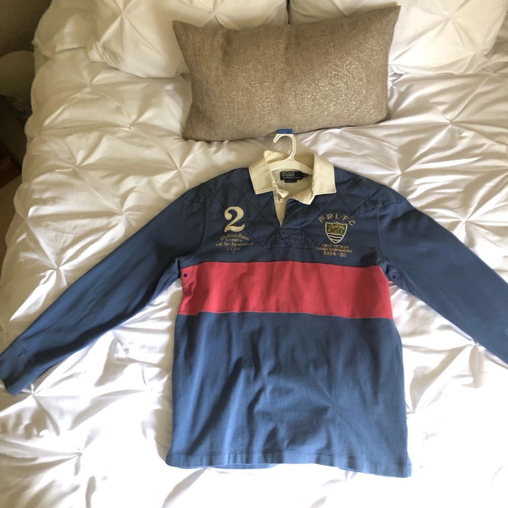 Vintage Polo Ralph Lauren Rugby Shirt Men’s Size Large (L)